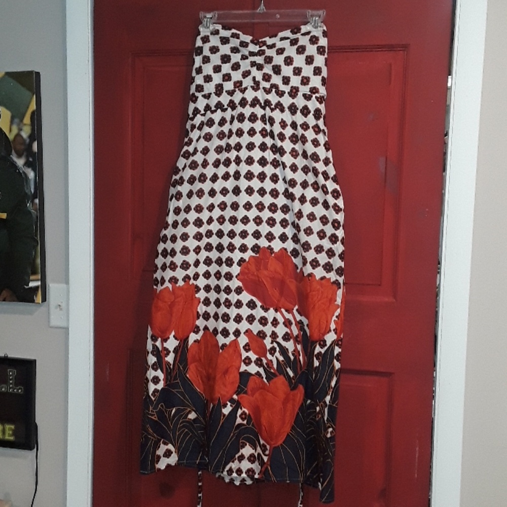 🐙EUC Maurice's Strapless Maxi Dress - LIKE NEW